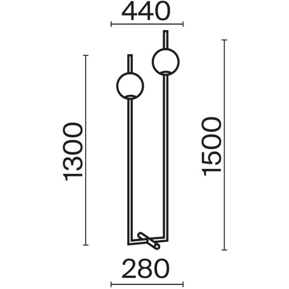 Напольный светильник (торшер) Maytoni Z020FL-L12BS3K