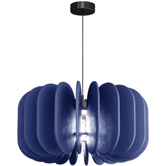 SL3004.403.01 Светильник подвесной ST-Luce Черный/Синий E27 1*60W SENTITO