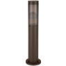 900986 Уличный напольный светильник с датчиком движения HELSINKI, 1X15W (E27), IP44, H450, нержавеющая сталь, коричневый/пластик, черный полупрозрачны