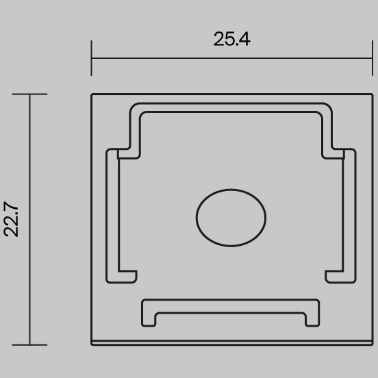 Maytoni ALM-2522-B-EC 642066 Комплект заглушек 2шт (для профиля ALM-2522-B-2M 633013)