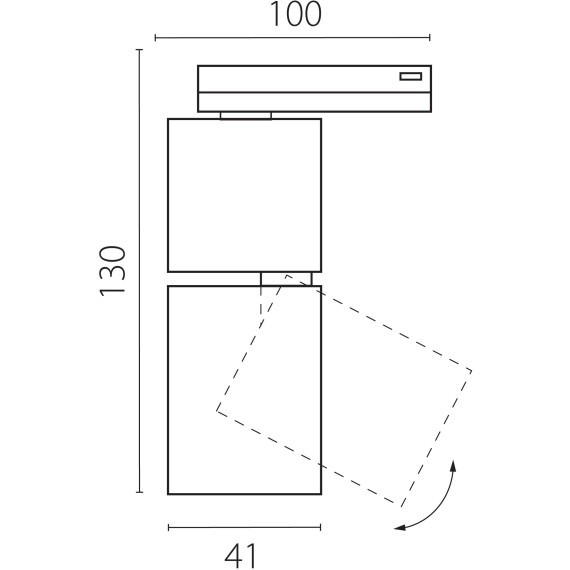 227016 Однофазный белый двужильный трековый спот с мех. переключением цвет. температуры 3000-4000-6000 5W 250Lm 38° Lightstar BARRA Volta CCT Lightstar
