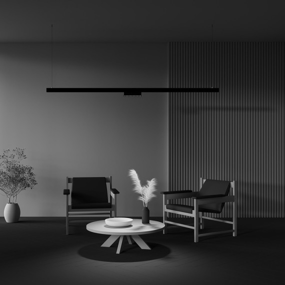 TR033-2-12W2.7K-B Трековый магнитный светодиодный светильник Maytoni Exility CRI90+ 2700К 700Лм 36° 12Вт