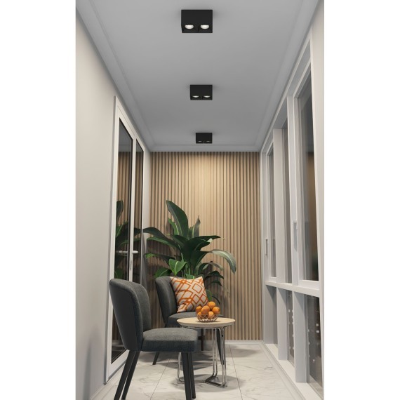 Точечный светильник DK3030 DK3085-BK+CH