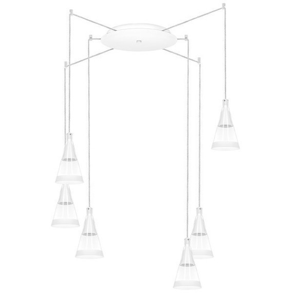 Длинный подвесной светильник Lightstar 757066 Cone под лампы 6xGU10 240W