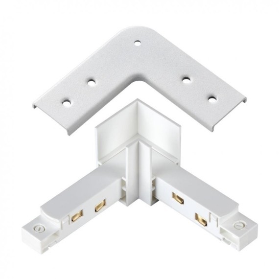 Соединитель питания L-образный, жесткий, для всех типов шин Novotech FLUM 135104