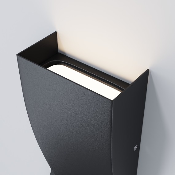 Уличный настенный светильник Maytoni O040WL-L11B3K TWIST IP65 светодиодный LED 11W