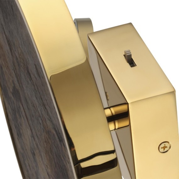 5079/15WL L-VISION ODL24 зол./серо-бежевый/металл/натур.камень/акрил Настенн.светильн. с переключ.цветов.темпер. LED 15W 3000К/4000K/6000K BERGI