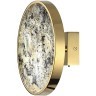 5079/15WL L-VISION ODL24 зол./серо-бежевый/металл/натур.камень/акрил Настенн.светильн. с переключ.цветов.темпер. LED 15W 3000К/4000K/6000K BERGI
