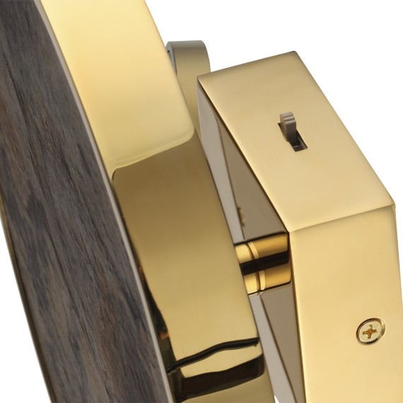 5079/15WL L-VISION ODL24 зол./серо-бежевый/металл/натур.камень/акрил Настенн.светильн. с переключ.цветов.темпер. LED 15W 3000К/4000K/6000K BERGI