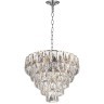 Хрустальная подвесная люстра Lumina Deco Reeli LDP 6004-400 CHR