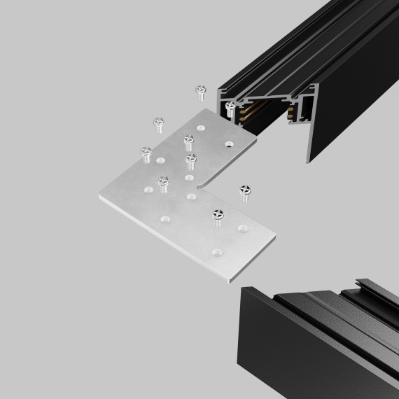 Крепление для накладного шинопровода при запиле под 45° Maytoni Gravity TRA010CL-21