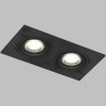 DK3022-BK Встраиваемый светильник IP20 макс 10Вт 2xGU5.3 черный пластик