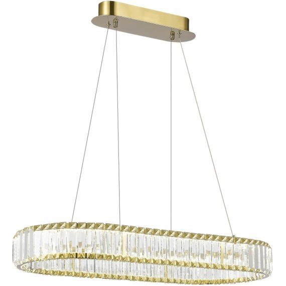 SL1622.323.01 Светильник подвесной ST-Luce Латунь/Прозрачный LED 1*60W 4000K TIVOLI
