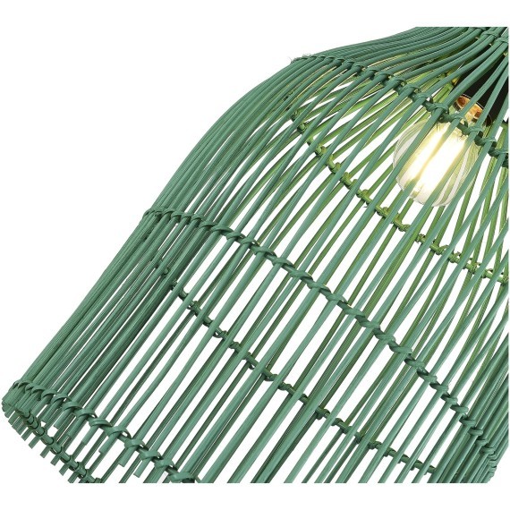 SL1513.503.01 Светильник подвесной ST-Luce Белый/Зеленый E27 1*40W CESTA