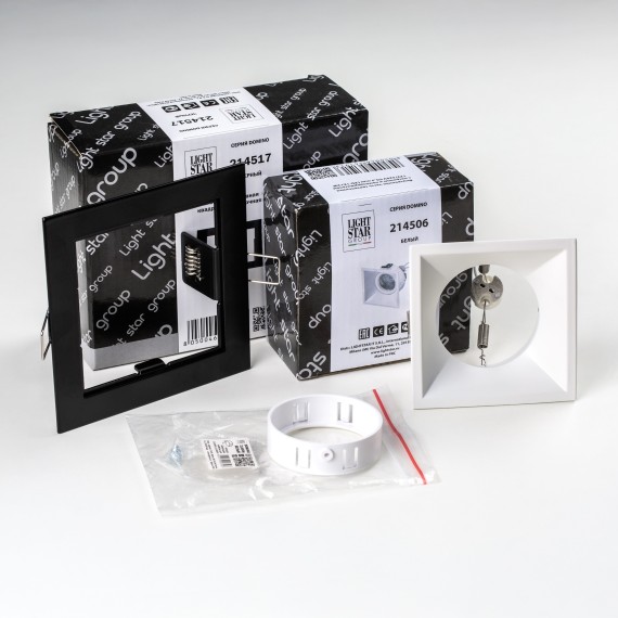 Комплект со светильником Domino Lightstar D51706WMOD