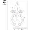 SL1175.103.06 Люстра подвесная ST-Luce Хром/Прозрачный E14 6*40W PORTICI