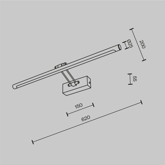 Подсветка Maytoni MIR267WL-L14CH3K
