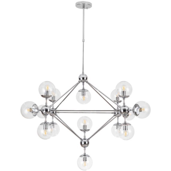 Люстра потолочная Arte Lamp A1664SP-15CC Bolla под лампы 15xE14 40W