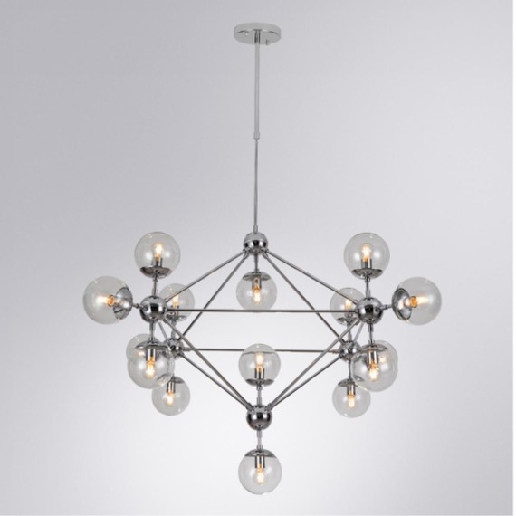 Люстра потолочная Arte Lamp A1664SP-15CC Bolla под лампы 15xE14 40W