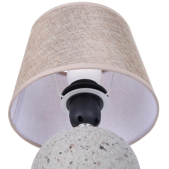 8215/1T CLASSI LN25 бежевый, керамика/текстиль Настольная лампа Е27 1*60W 220V TAREKA