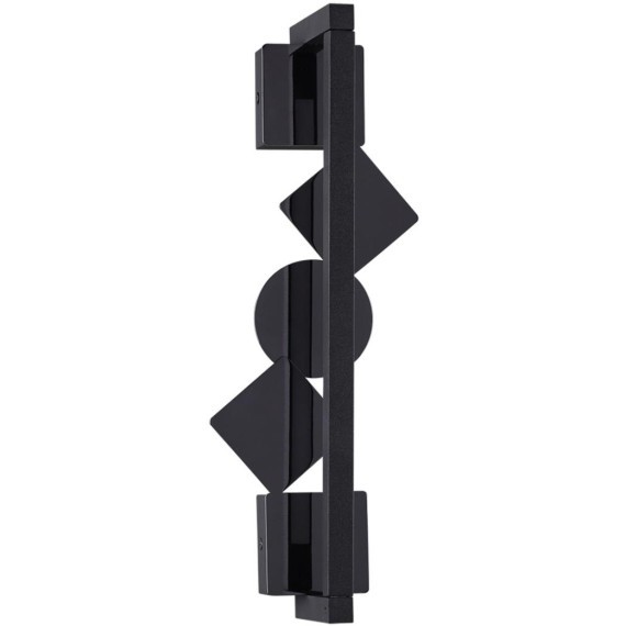 6690/7WL HIGHTECH ODL_EX24 017 Настенный светильник черный/черн полиров/металл/акрил поворотный на 360° IP20 LED 7W 184Лм 3000K GEOS