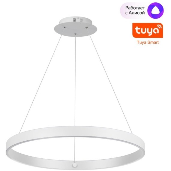 Светильник подвесной диммируемый со сменой цветовой температуры (пульт ДУ/прилож. Smart Life) LED 50/12W 3000-6000К Novotech SOTTO 359449