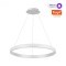 Светильник подвесной диммируемый со сменой цветовой температуры (пульт ДУ/прилож. Smart Life) LED 50/12W 3000-6000К Novotech SOTTO 359449