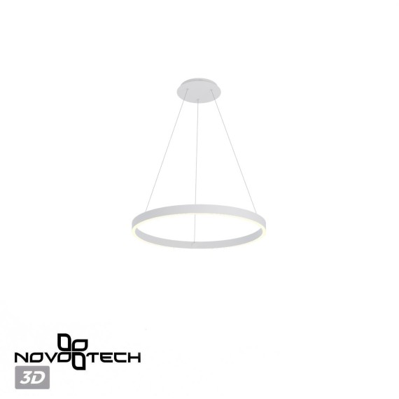 Светильник подвесной диммируемый со сменой цветовой температуры (пульт ДУ/прилож. Smart Life) LED 50/12W 3000-6000К Novotech SOTTO 359449