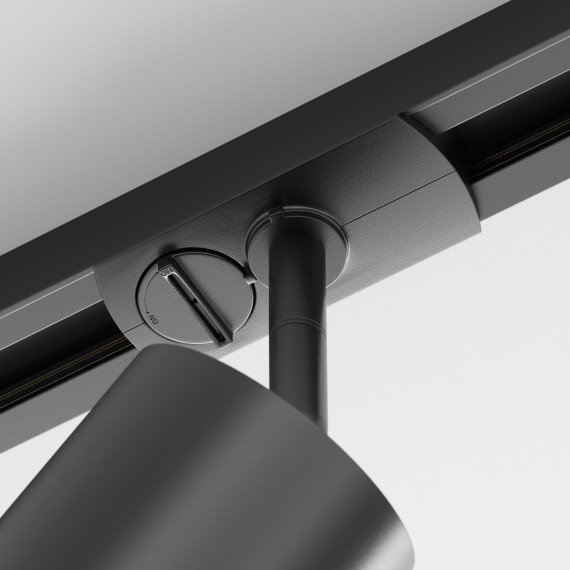 Однофазный двужильный светодиодный трековый светильник Maytoni Unity TR085-1-5W4K-B Orlo 4000К 200Лм CRI90+ 120° 5Вт