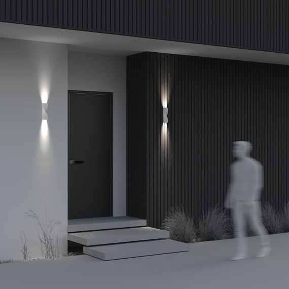 Уличный настенный светильник Maytoni O040WL-L11W3K TWIST IP65 светодиодный LED 11W