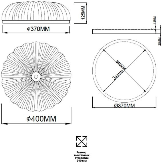 Потолочный светильник TESORO 7719/48L