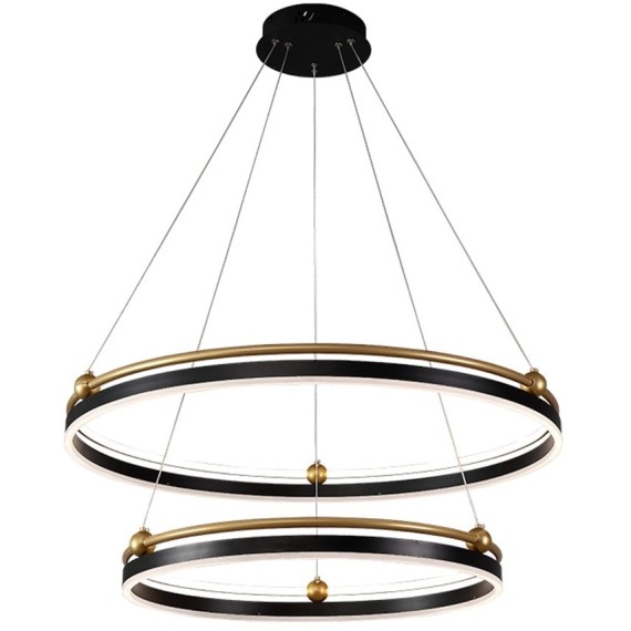 Люстра Crystal Lux FERNANDO SP123W LED  BLACK/GOLD