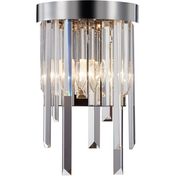 Светильник настенный хрустальный 2113/09/02W Stilfort, серия Venecia