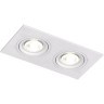 DK3022-WH Встраиваемый светильник IP20 макс 10Вт 2xGU5.3 белый пластик