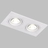 DK3022-WH Встраиваемый светильник IP20 макс 10Вт 2xGU5.3 белый пластик