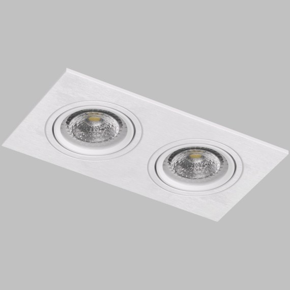 DK3022-WH Встраиваемый светильник IP20 макс 10Вт 2xGU5.3 белый пластик