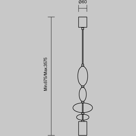 Подвесной светильник Maytoni MOD071PL-L8B3K3