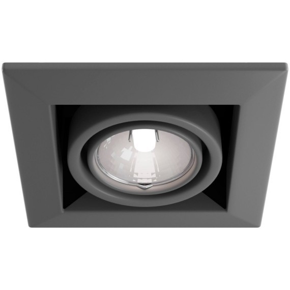Встраиваемый светильник Maytoni DL008-2-01-S Metal Modern под лампу 1xGU10 50W