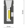 Гибкий неон 12x6 24В 10Вт/м 6000K IP67 5м 432031