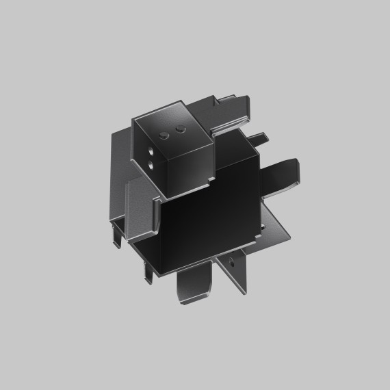 Коннектор с потолка на стену для встраиваемого в ГКЛ 12.5мм шинопровода Maytoni Radity TRA084CT-12B