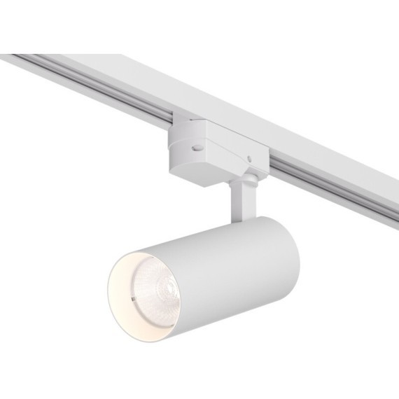 DK6451-WH Трековый светодиодный однофазный двужильный светильник Denkirs SOLID KOPER, 3000K, 15W, 1350Лм, 24° 220V