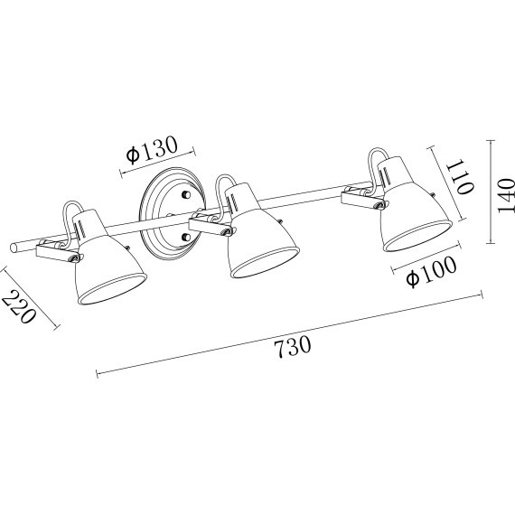 Спот Ibbi FR4276-CW-03-B