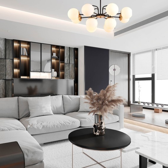 Люстра потолочная E27 9*60W 220V ELRONA 8375/9C