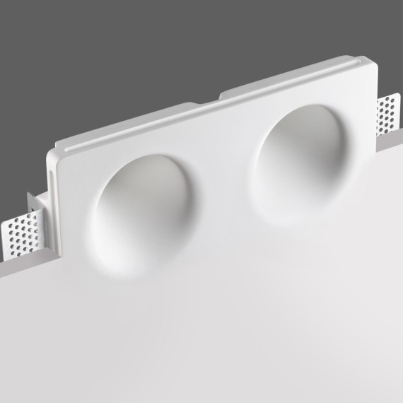 371014 Гипсовый светильник встраиваемый в стену ГКЛ под покраску IP20 2xGU10 50W 220-240V Novotech CAIL