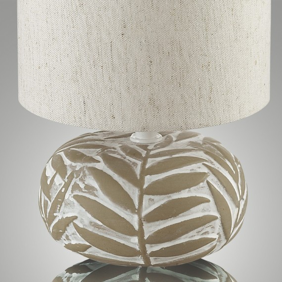 8135/1T MODERNI LN25 бежевый, керамика/текстиль Настольная лампа Е14 1*40W 220V RAMORA