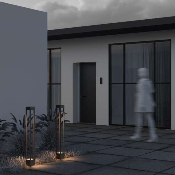 Уличный наземный светильник Maytoni O424FL-L10GF Elbe IP65 светодиодный LED 10W