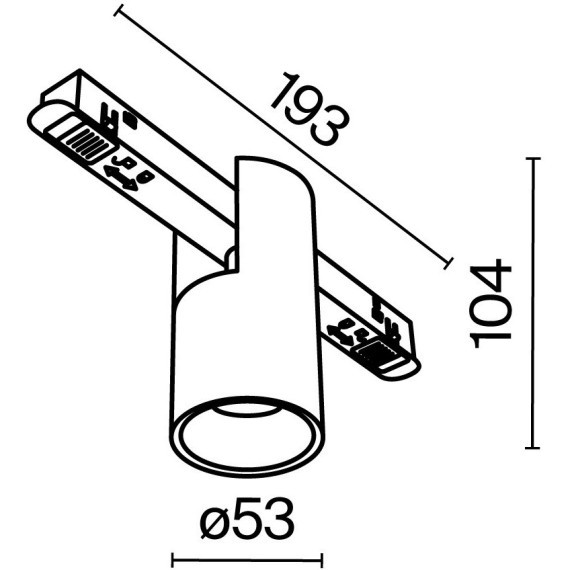 TR122-4-7W-DS-W Трековый магнитный SMART (App, Bluetooth Mesh, Алиса) светодиодный светильник Maytoni Exility CRI90+ 2700-6000К 380Лм 50° 7Вт