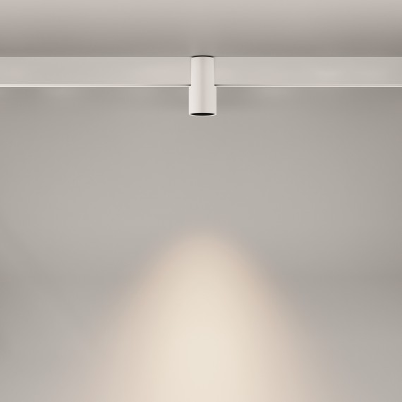 TR122-4-7W-DS-W Трековый магнитный SMART (App, Bluetooth Mesh, Алиса) светодиодный светильник Maytoni Exility CRI90+ 2700-6000К 380Лм 50° 7Вт