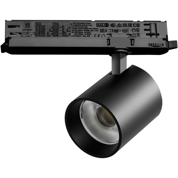 Светильник для трековой системы Quattro LED 35W с управлением DALI Alta Base Lightstar A5437DALI