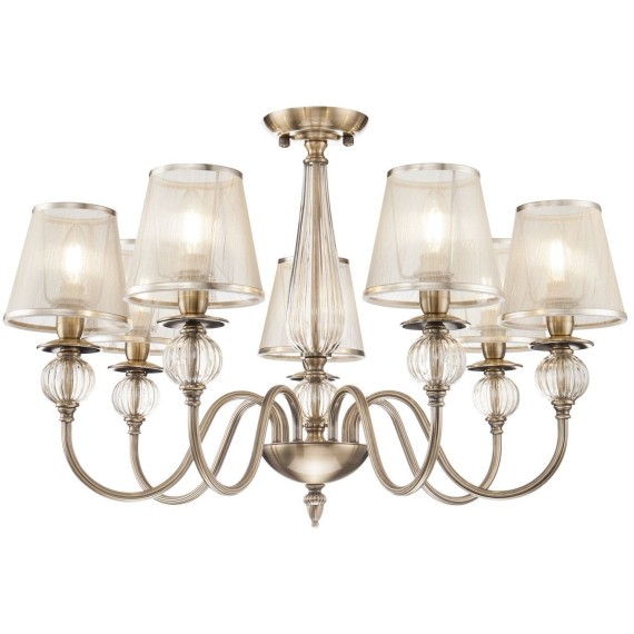 Люстра потолочная Freya FR2685PL-07BZ Inessa под лампы 7xE14 40W